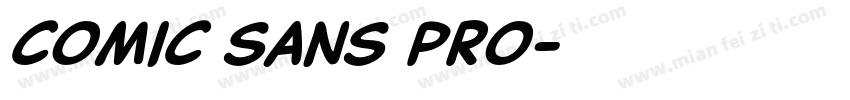 comic sans pro字体转换